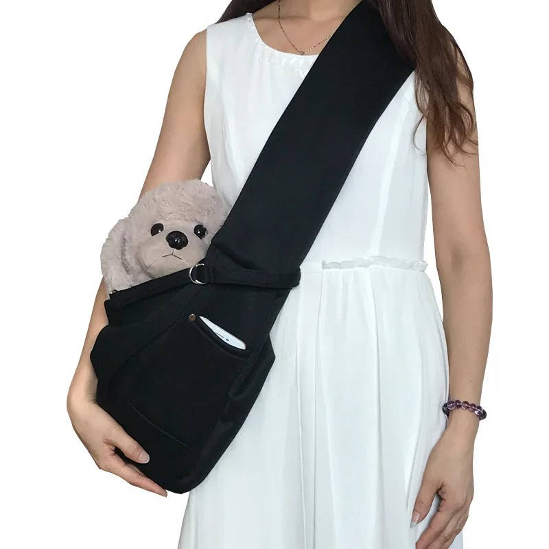 Adjustable Dog Carrier Sling with Storage Pocket