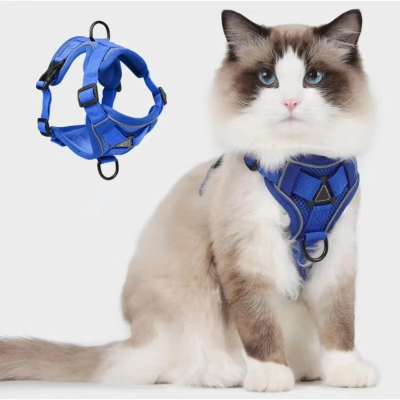 360° Reflective Cat Harness and Leash Set