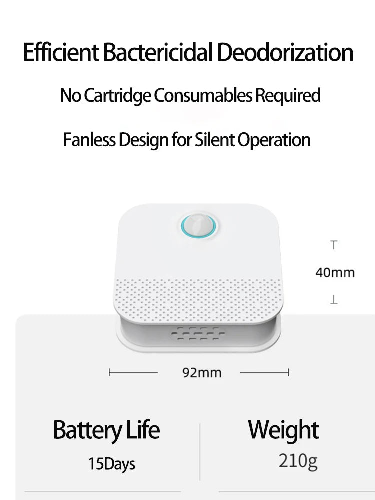 Smart Automatic Odor Purifier for Cat Litter Box