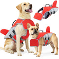 Shark Fin Dog Float Jacket with Rescue Handle