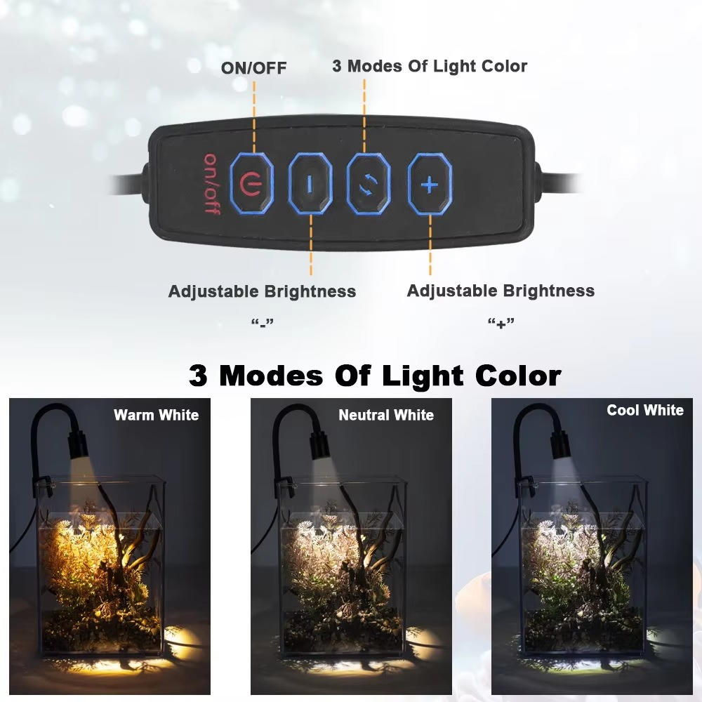 Adjustable LED Aquarium Light for Fish Tanks