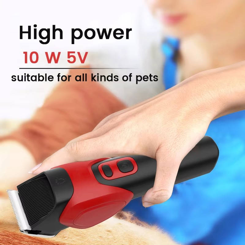 Electric Professional Dog Grooming Hair Clipper - Cordless and Quiet