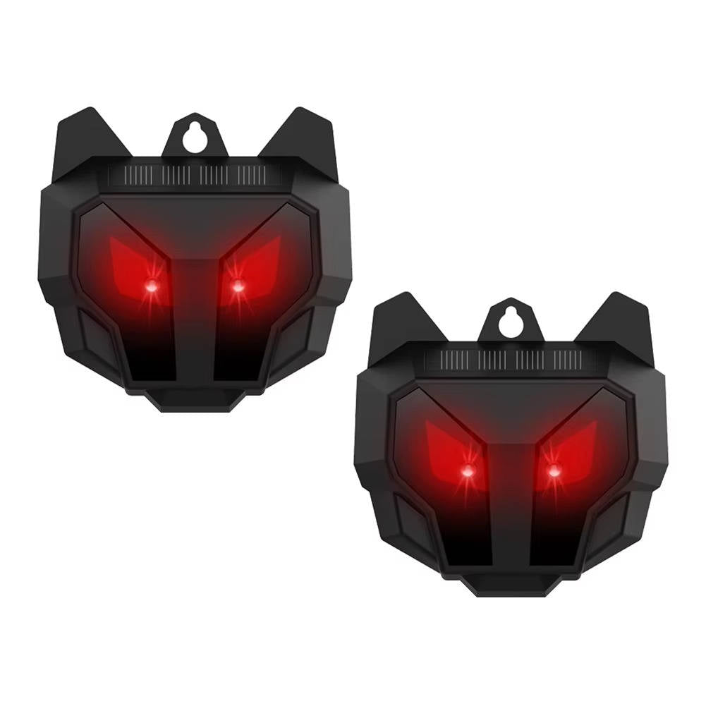 Solar Powered Ultrasonic Animal Repellent (2-Pack)