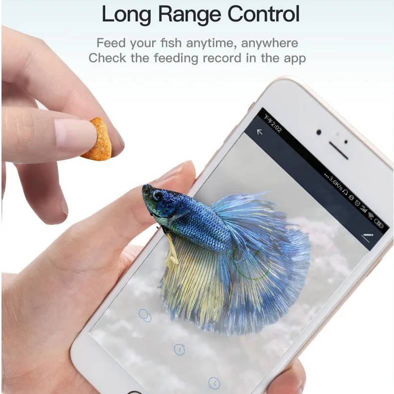 WiFi Voice-Controlled Automatic Fish Feeder