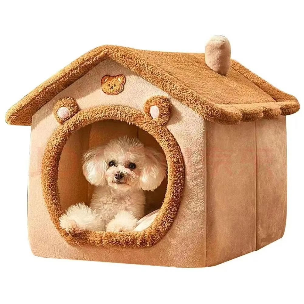 Cozy Indoor Cat House with Plush Den Design