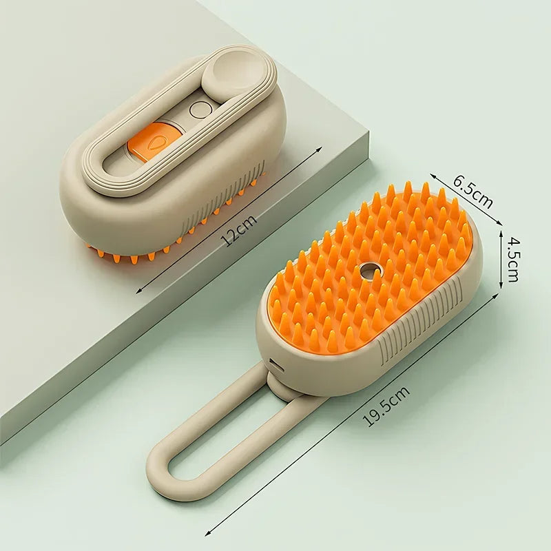 3-in-1 Pet Steam Grooming &amp; Massage Brush