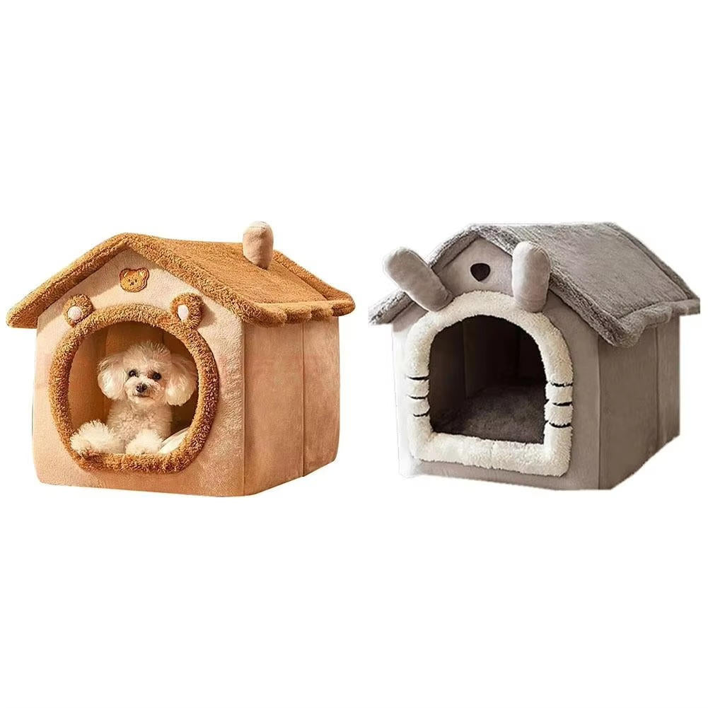 Cozy Indoor Cat House with Plush Den Design