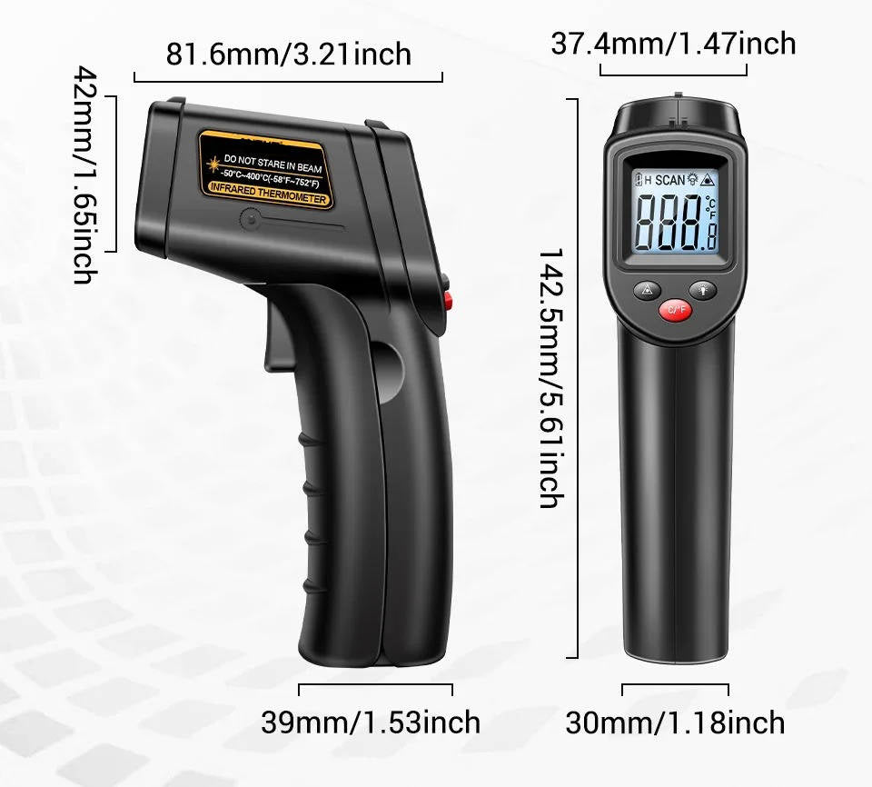 Infrared Laser Thermometer All-in-One Temperature Gun