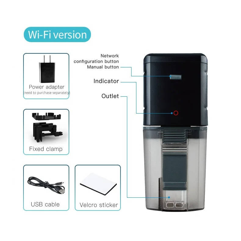 WiFi Voice-Controlled Automatic Fish Feeder