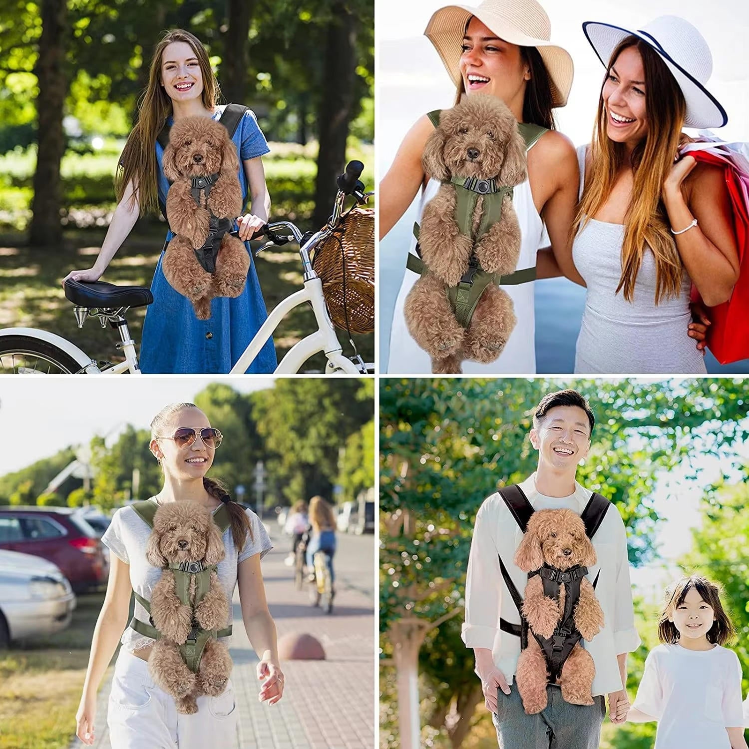 Ventilated Dog Carrying Backpack, Front or Back Wear