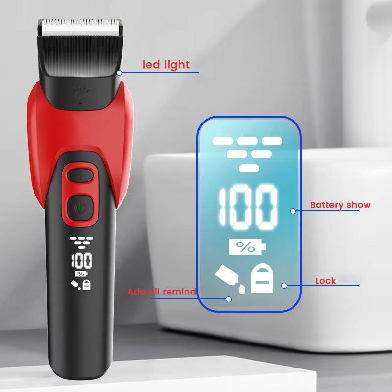 Electric Professional Dog Grooming Hair Clipper - Cordless and Quiet