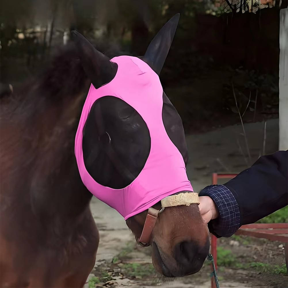 Stretch Mesh Horse Fly Mask with UV Protection