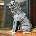 Waterproof Dog Raincoat with Hood and Reflective Strips
