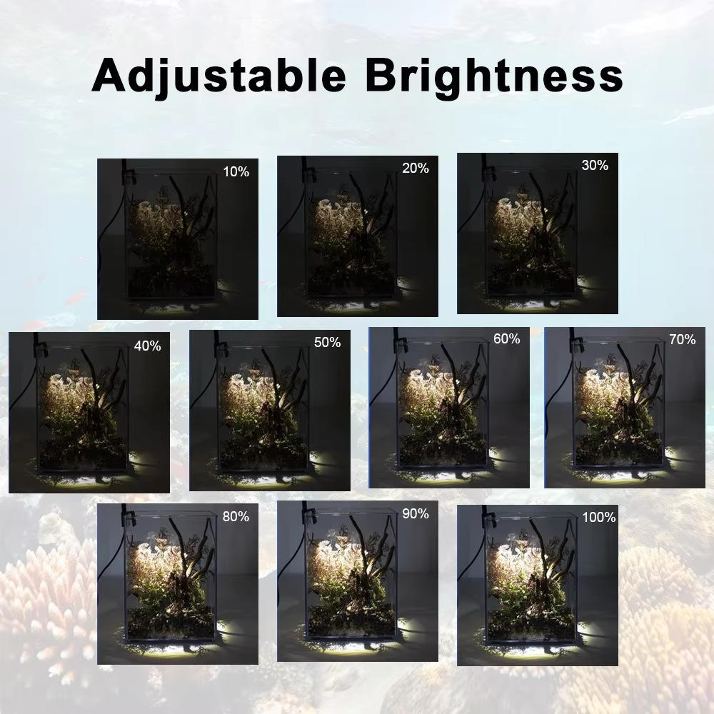 Adjustable LED Aquarium Light for Fish Tanks