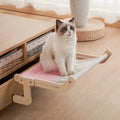 Elevated Wooden Cat Hammock Bed