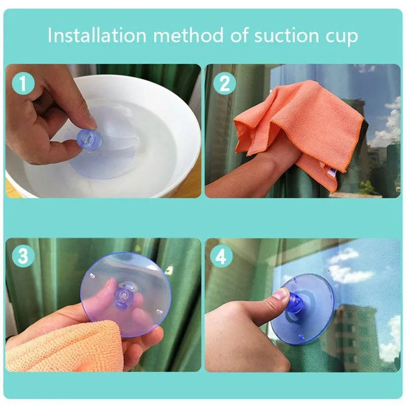 Double-Layer Suction Cup Cat Window Perch Hammock