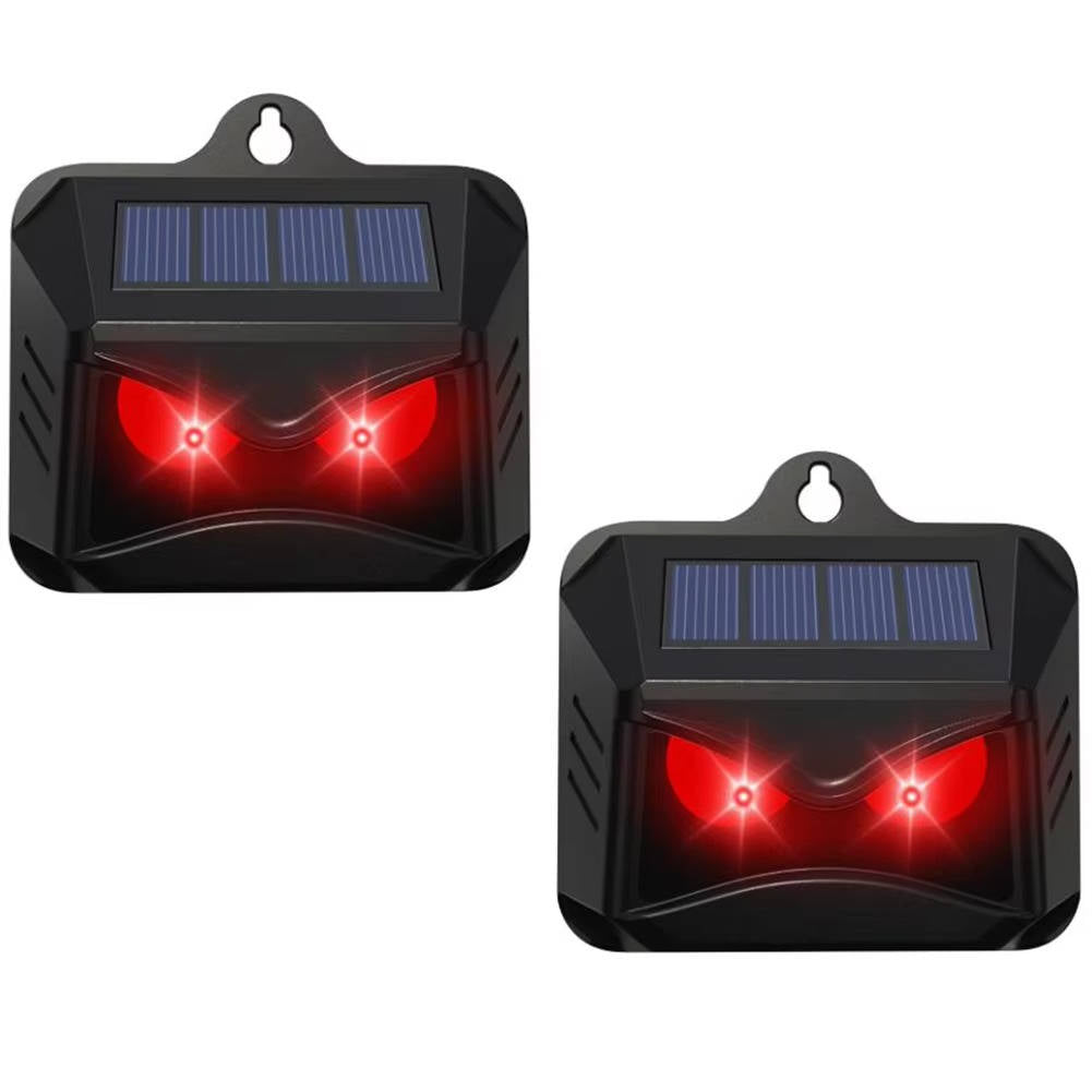 Solar Powered Ultrasonic Animal Repellent (2-Pack)