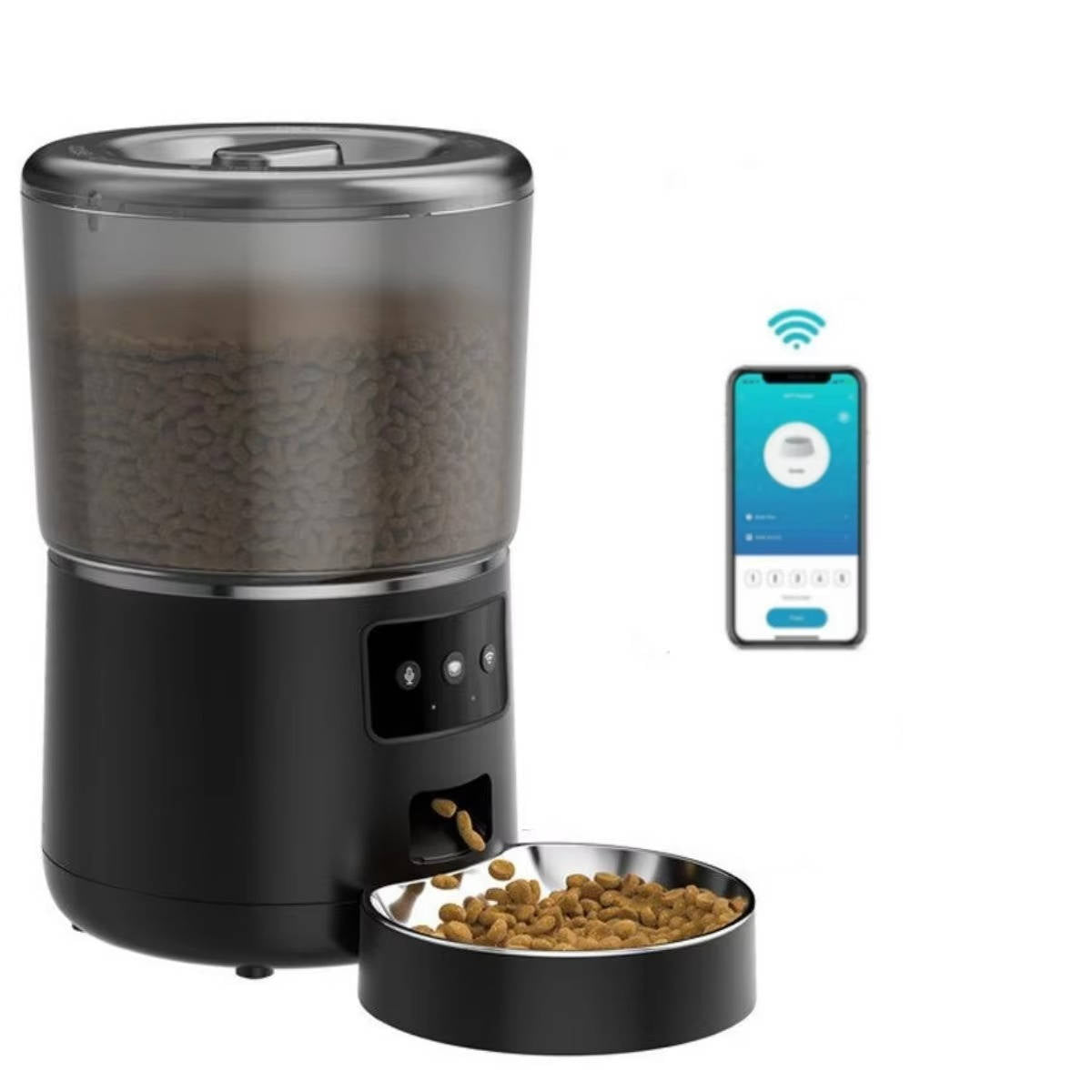 Smart Automatic Pet Feeder for Cats and Dogs