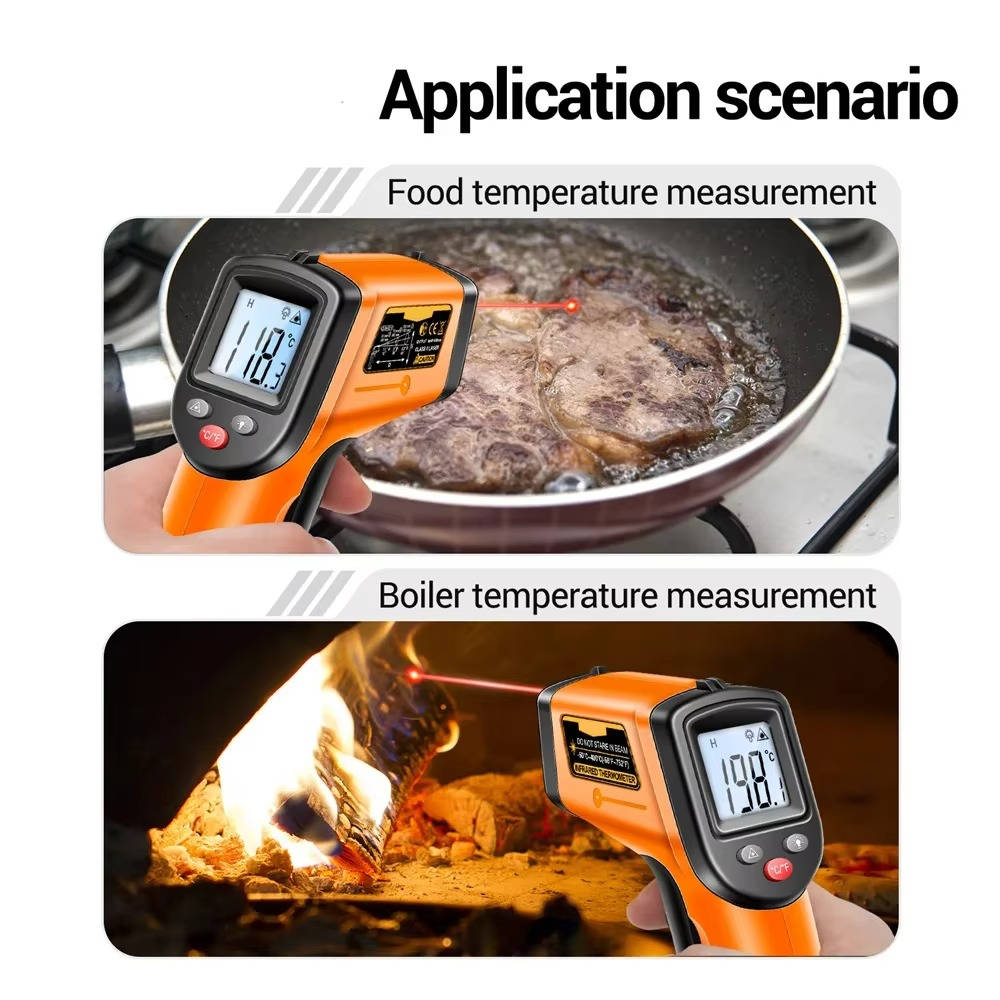Infrared Laser Thermometer All-in-One Temperature Gun
