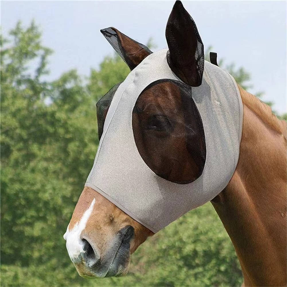 Stretch Mesh Horse Fly Mask with UV Protection