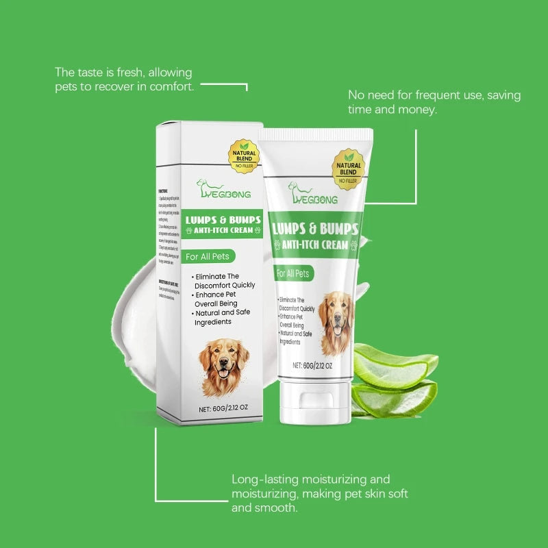 60g Anti-Itch Relief Cream for Dogs and Cats