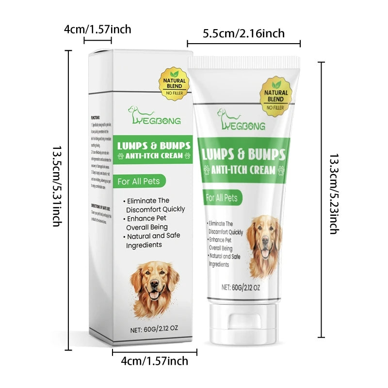 60g Anti-Itch Relief Cream for Dogs and Cats