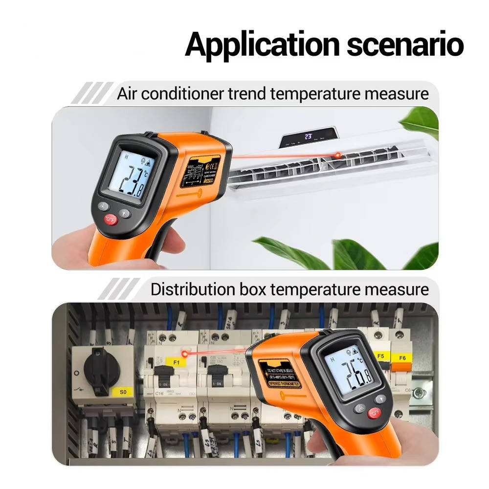 Infrared Laser Thermometer All-in-One Temperature Gun