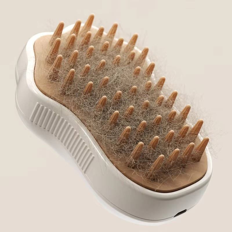 Steam Grooming Brush for Dogs and Cats