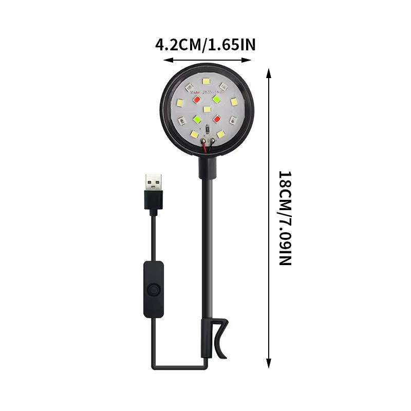 USB Clip-On Full Spectrum LED Aquarium Light
