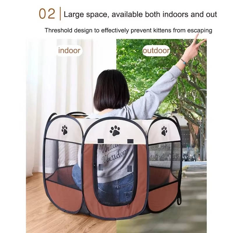Indoor Outdoor Pop-Up Tent for Cats and Small Dogs