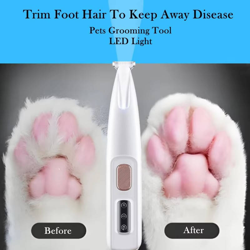 Rechargeable Waterproof Cat Grooming Trimmer