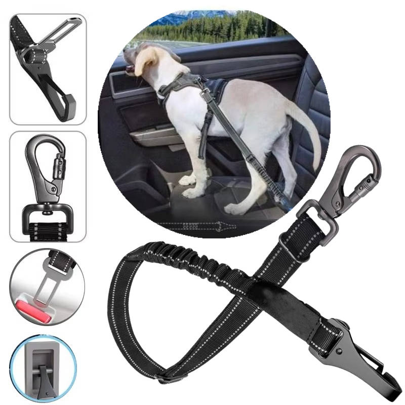 Adjustable Dog Car Seat Safety Belt