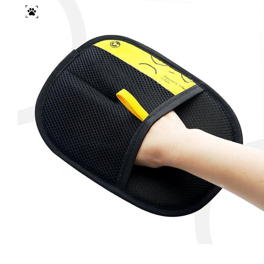 Double-Sided Pet Grooming Gloves Hair Remover