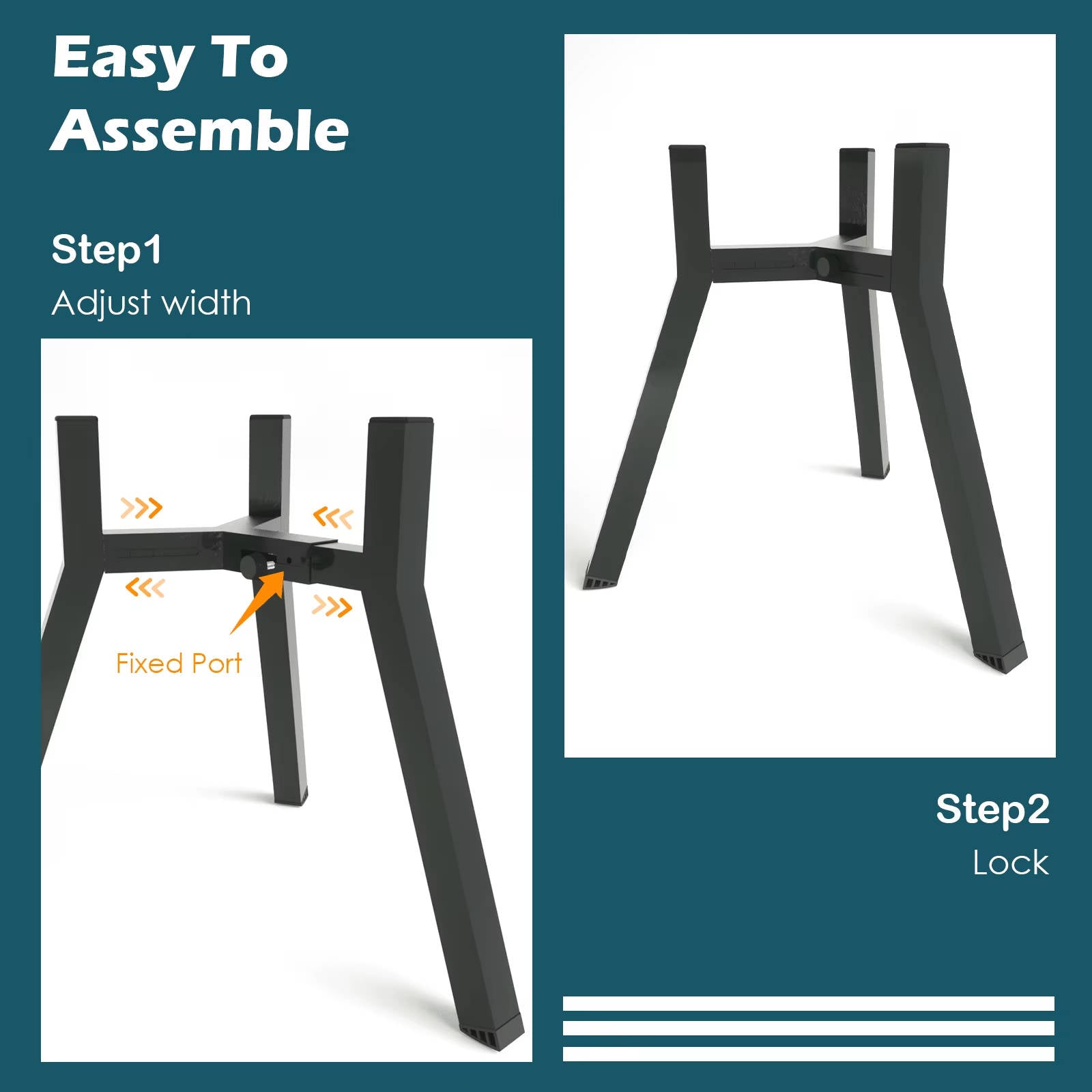 Elevated Dog Bowl Stand - Adjustable Foldable Feeder