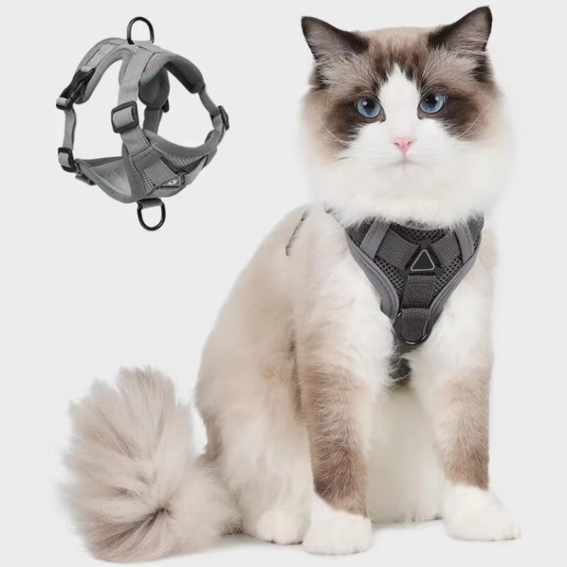 360° Reflective Cat Harness and Leash Set