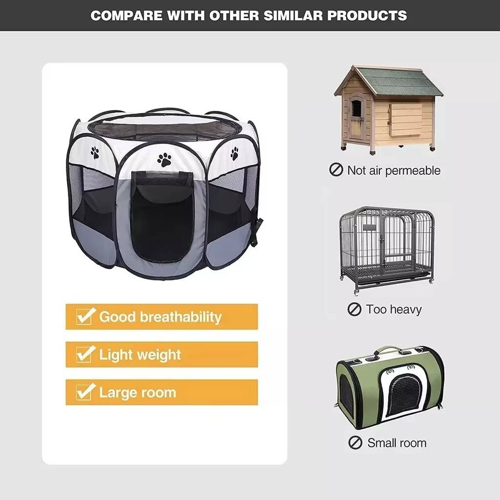 Indoor Outdoor Pop-Up Tent for Cats and Small Dogs