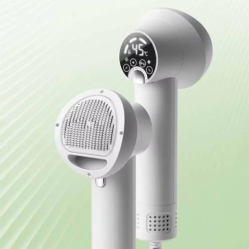 High-Velocity Pet Hair Dryer with Comb Attachment