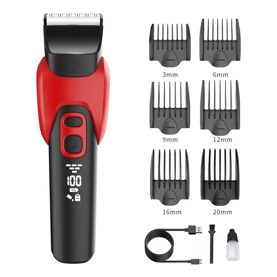 Electric Professional Dog Grooming Hair Clipper - Cordless and Quiet