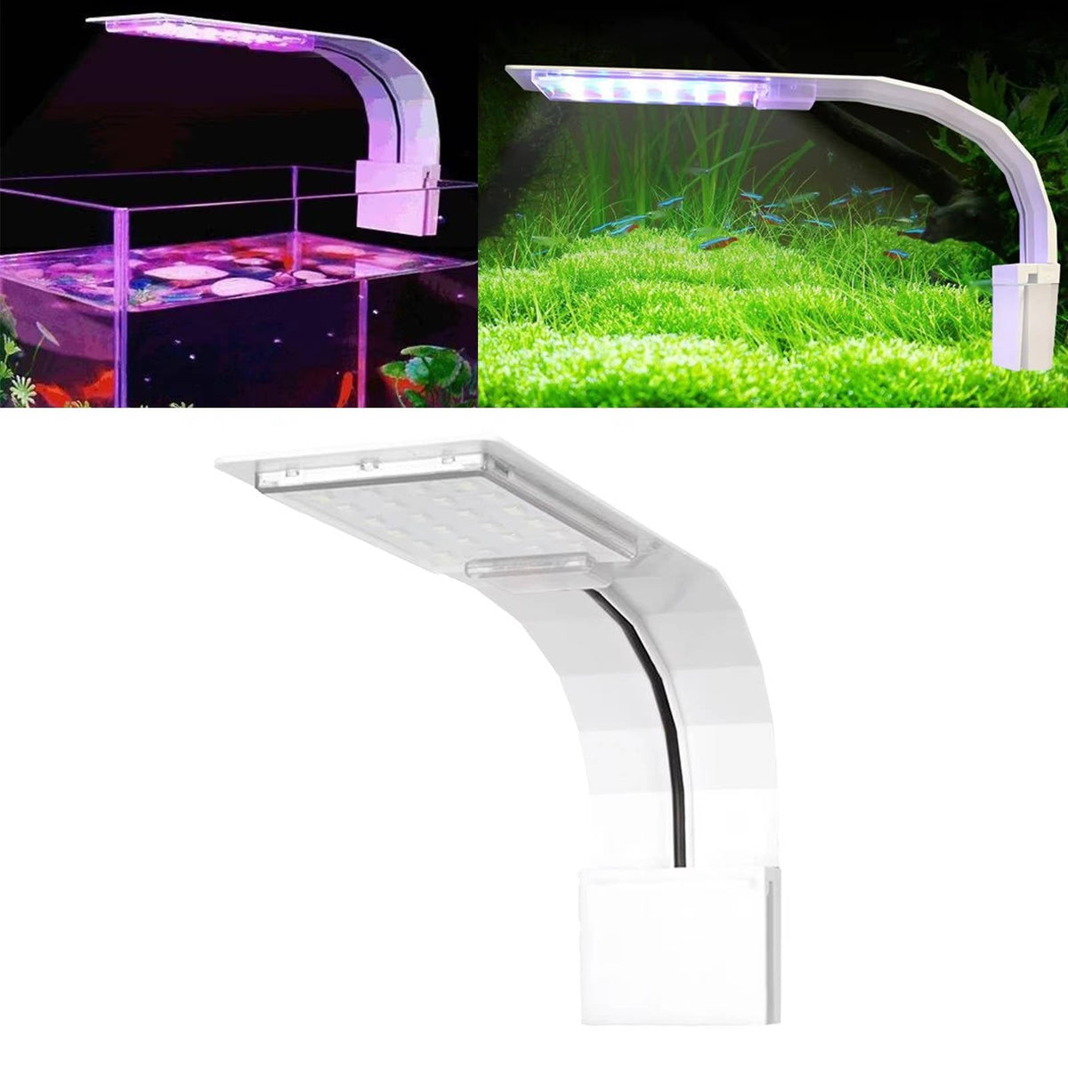 Super Slim LED Fish Tank Light for Aquariums and Aquatic Plants