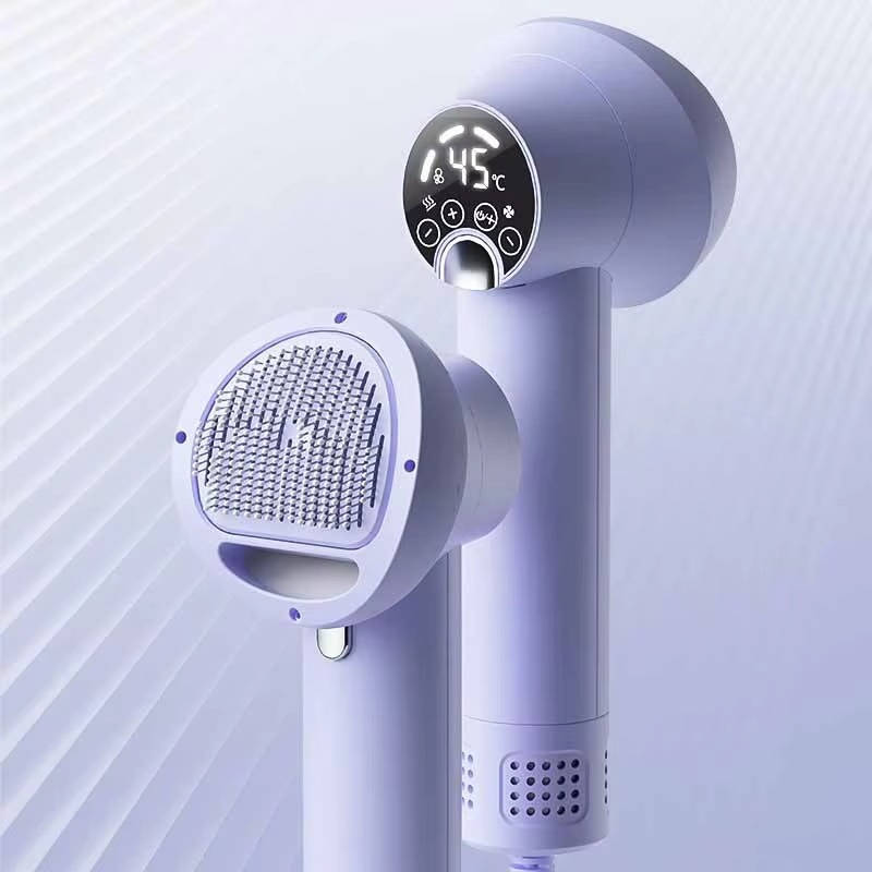 High-Velocity Pet Hair Dryer with Comb Attachment