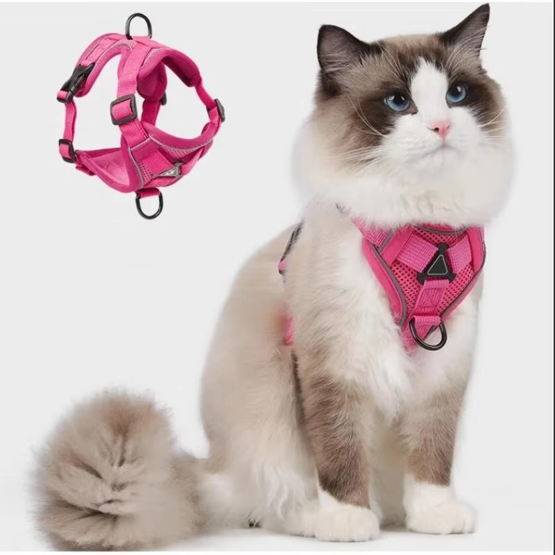 360° Reflective Cat Harness and Leash Set