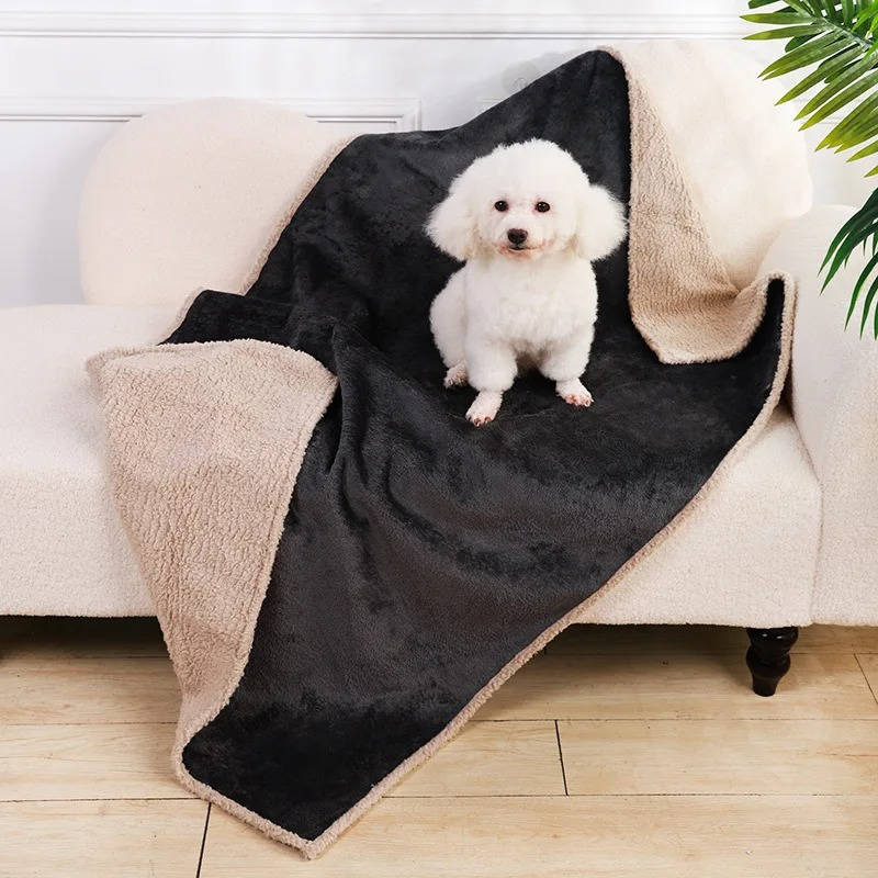 Soft Sherpa Waterproof Dog Sleeping Blanket