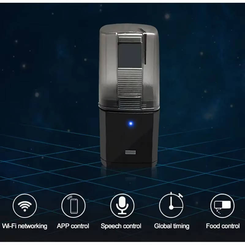 WiFi Voice-Controlled Automatic Fish Feeder