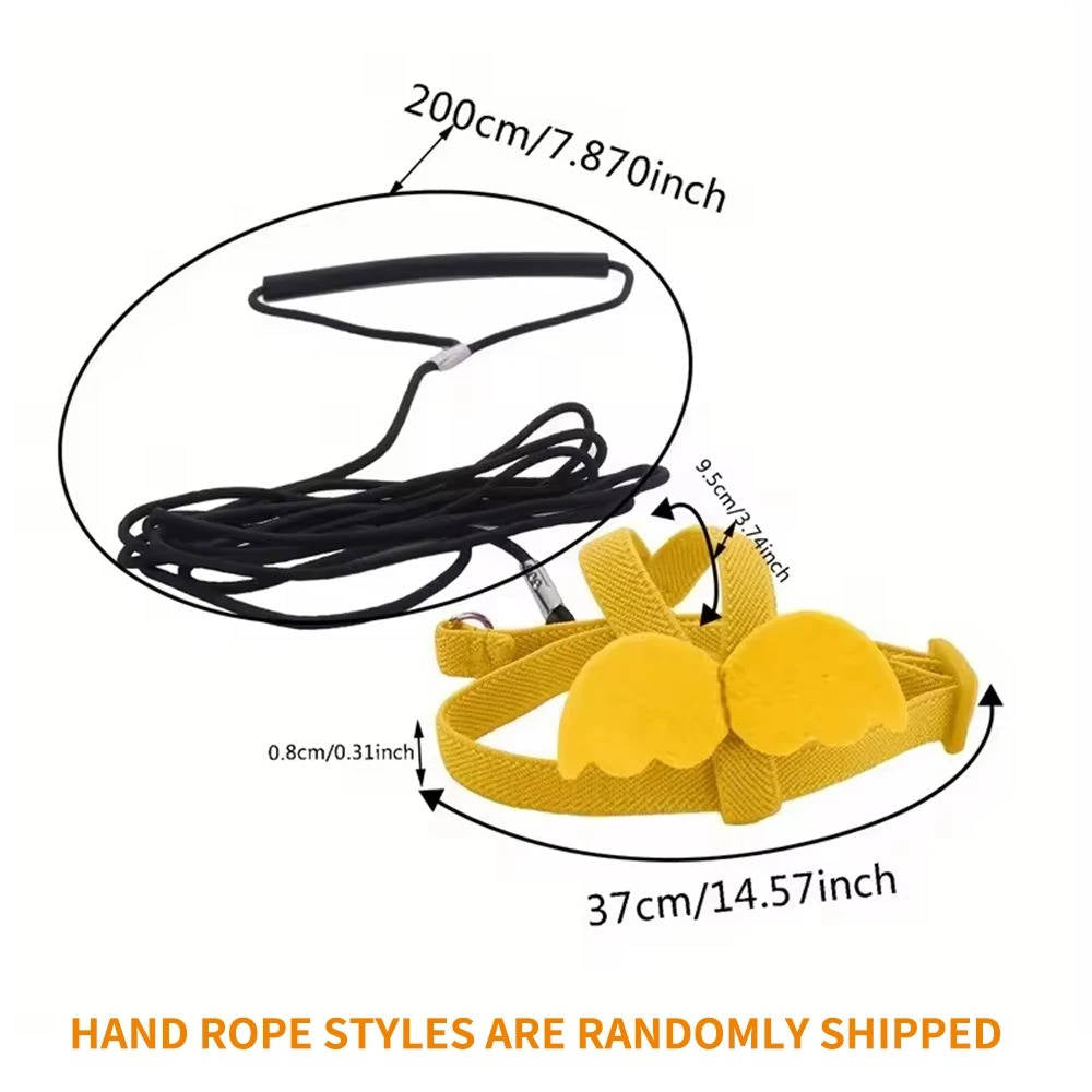 Adjustable Parrot Harness with Leash
