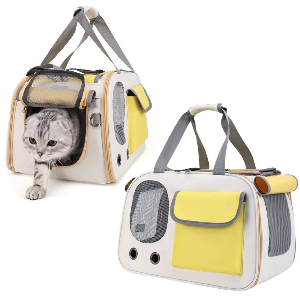 Travel Pet Carrier for Cats and Small Dogs