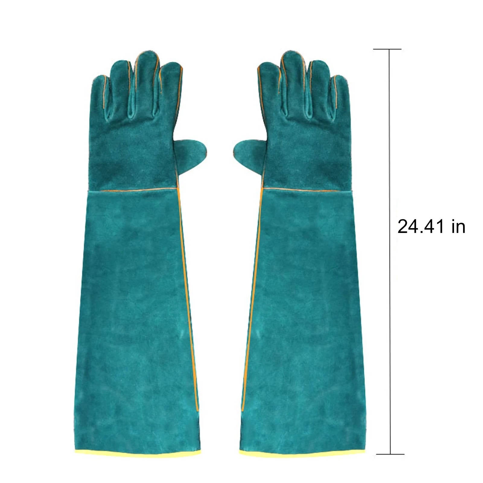 Cowhide Leather Bite and Scratch Protection Gloves