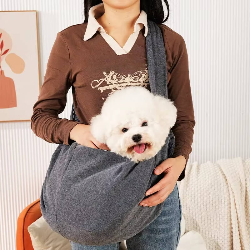 Adjustable Dog Carrier Sling with Storage Pocket