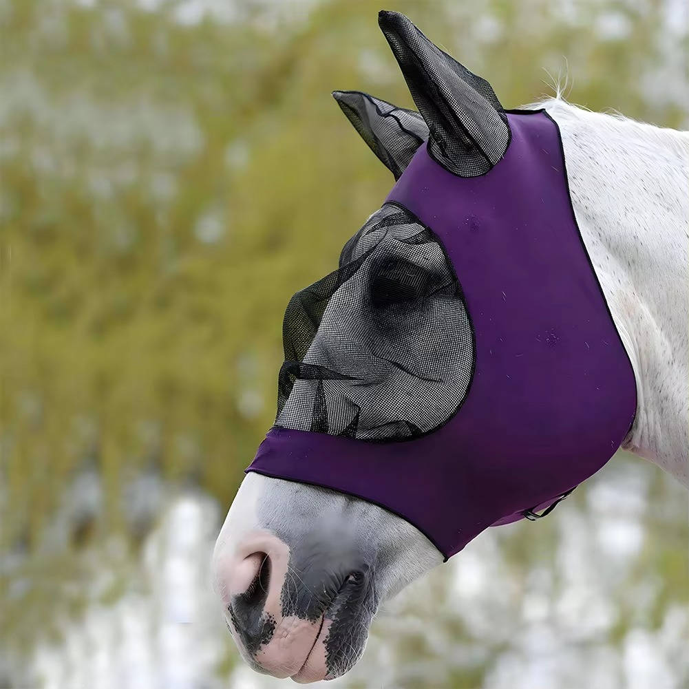 Stretch Mesh Horse Fly Mask with UV Protection