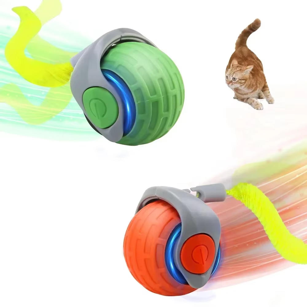 Smart Sensor Moving Cat Toy with Touch Activation