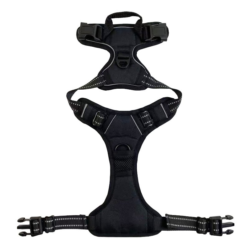 Reflective Nylon Chest &amp; Back Dog Harness
